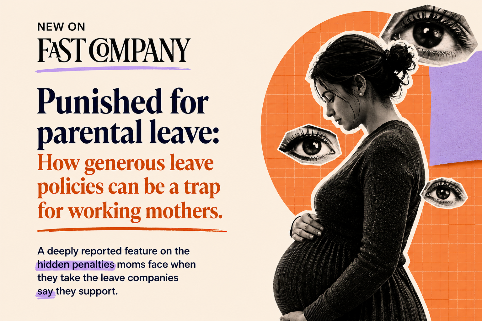 Mother Cover and Beth Wanner featured in Fast Company's article on parental leave
