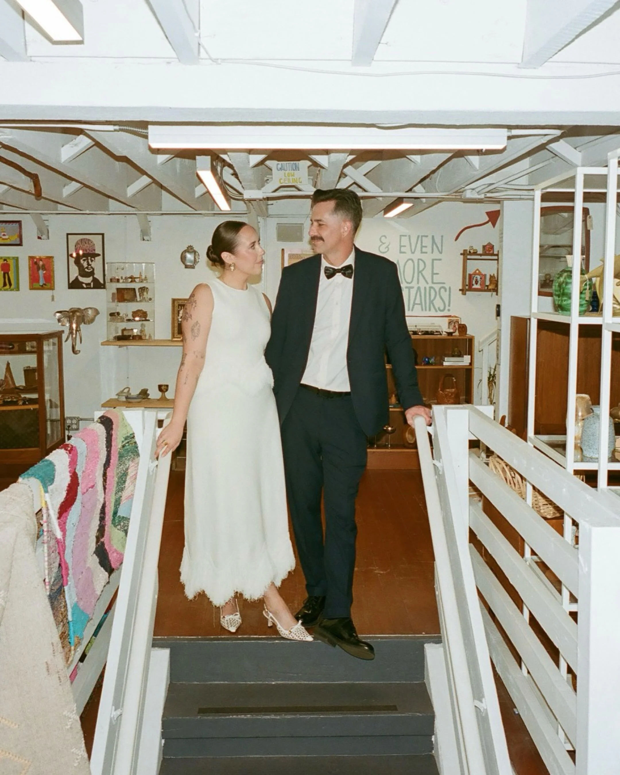 a perfect day.  A+T got married, went antiquing, and got pizza to top it off!