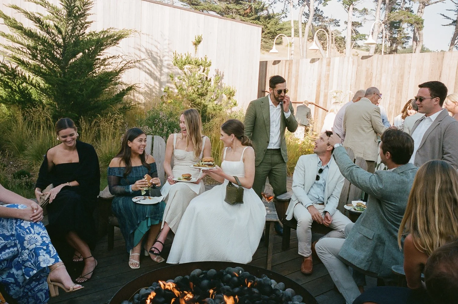 Welcome Party Burger bar at the sea ranch lodge