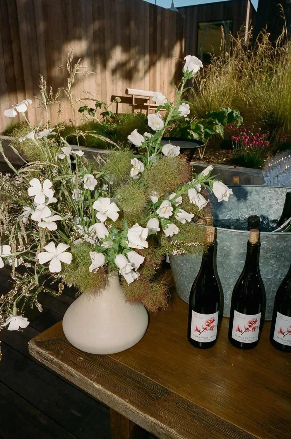 Natural local wine at the sea ranch lodge