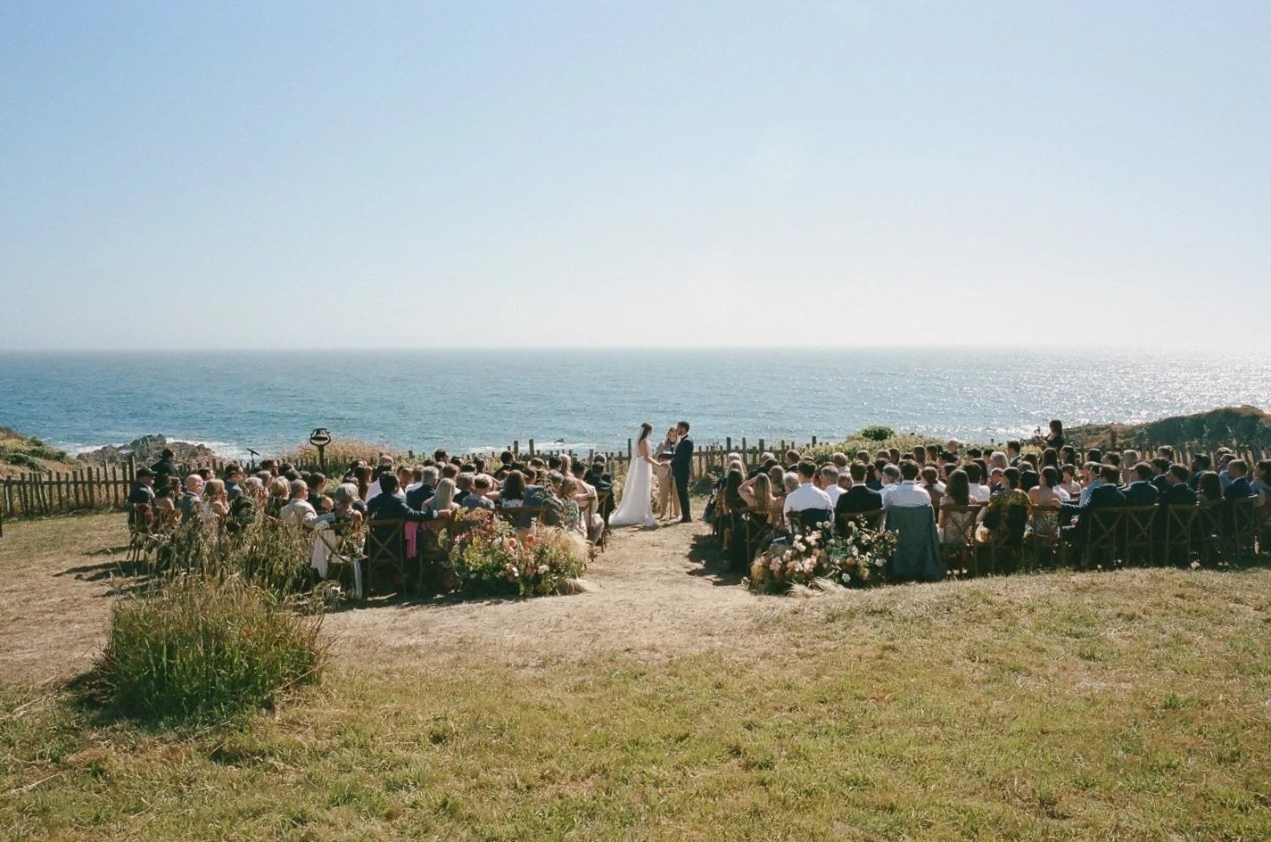Ceremony along the mendocino coast at the sea ranch lodge