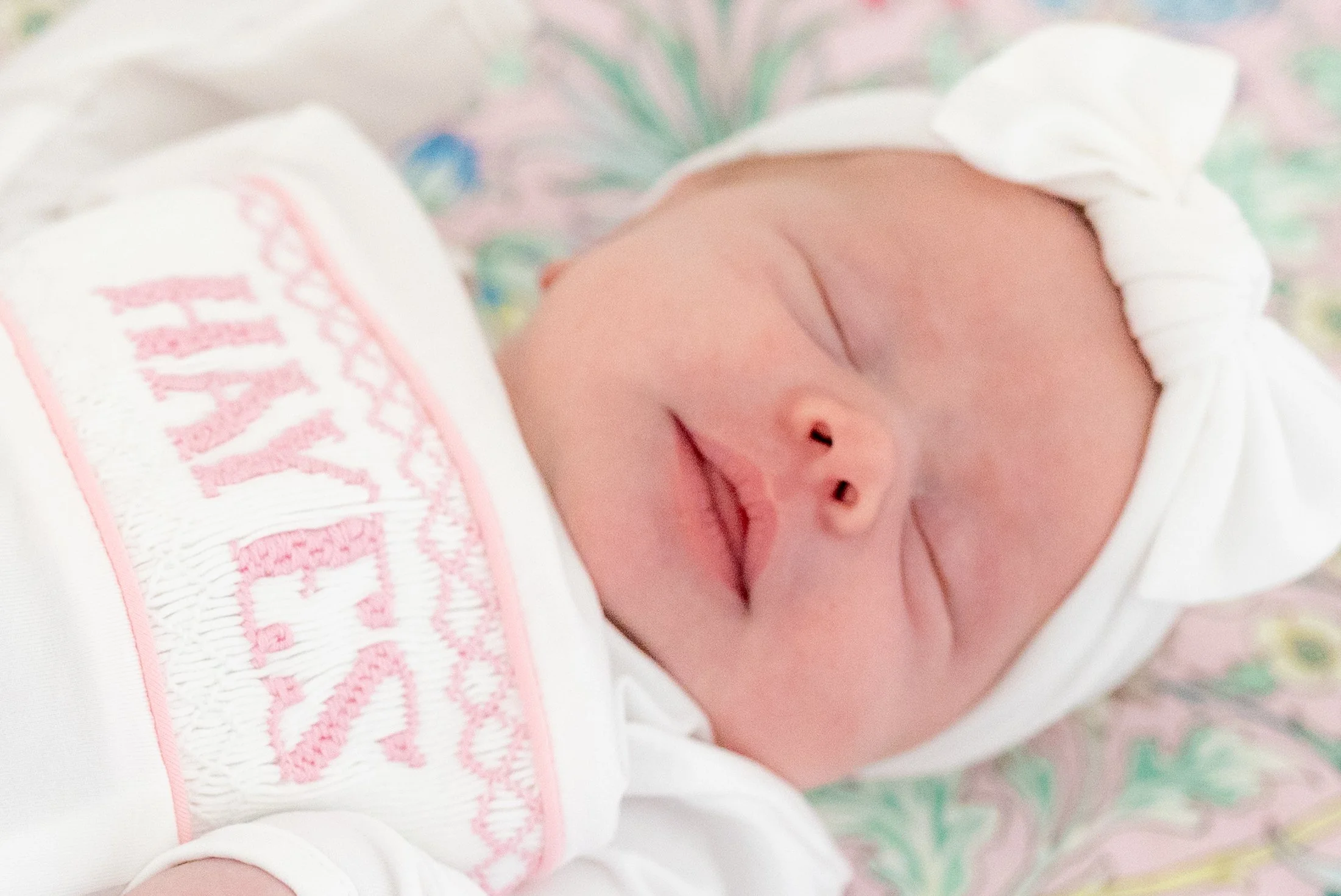 newborn baby in home photography session