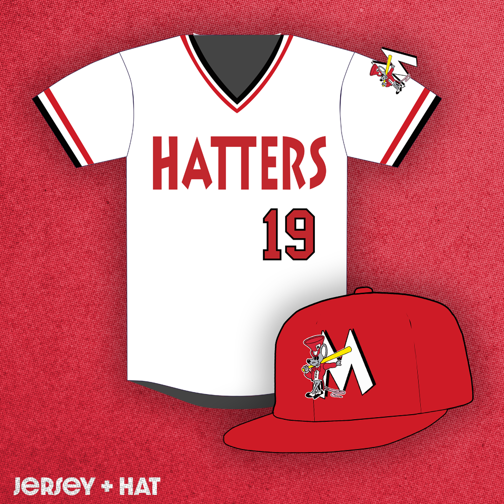Jersey and Hat: Madison Mallards Rebrand - Madison Hatters Branding Breakdown and Gameday Graphics