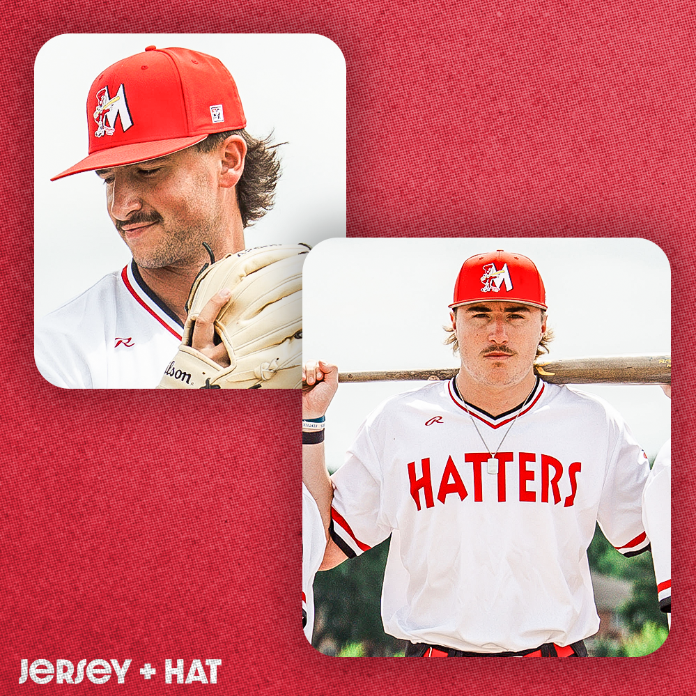 Jersey and Hat (Photos by Brent Bartels): Madison Mallards Rebrand - Madison Hatters Branding Breakdown and Gameday Graphics