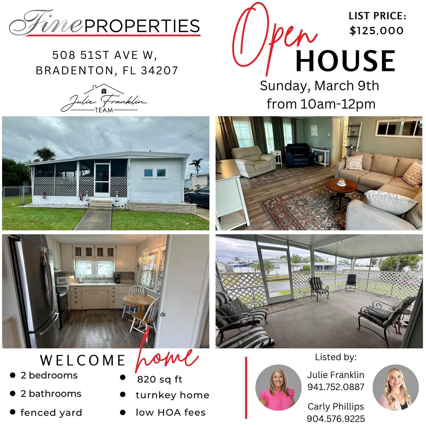 Full day of open houses tomorrow!