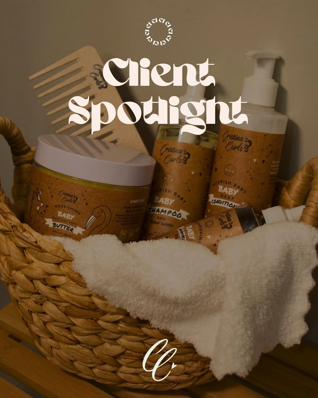 Client Spotlight: @cristinascurls_ 🫧✨

Cristina&rsquo;s Curls is comfort-first care for little curls, created with real life in mind. Gentle formulas, thoughtful routines, and that kind of softness parents actually trust.

Working with this brand go