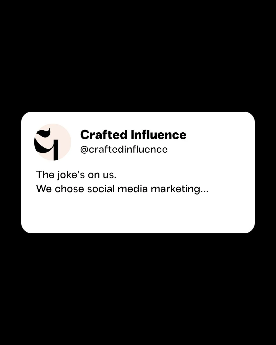 Yes, yes, we know it&rsquo;s April Fools&rsquo;... but honestly, working in social media is punchline enough.