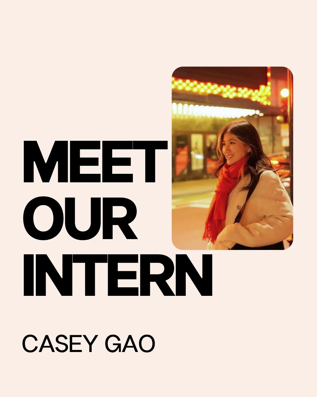 Meet the fresh creative perspective at Crafted Influence, Casey Gao.✨

Here are 10 fun facts to get to know Casey a little better 👇

 1. She&rsquo;s currently studying Industrial Design at the Rhode Island School of Design and sees herself working i