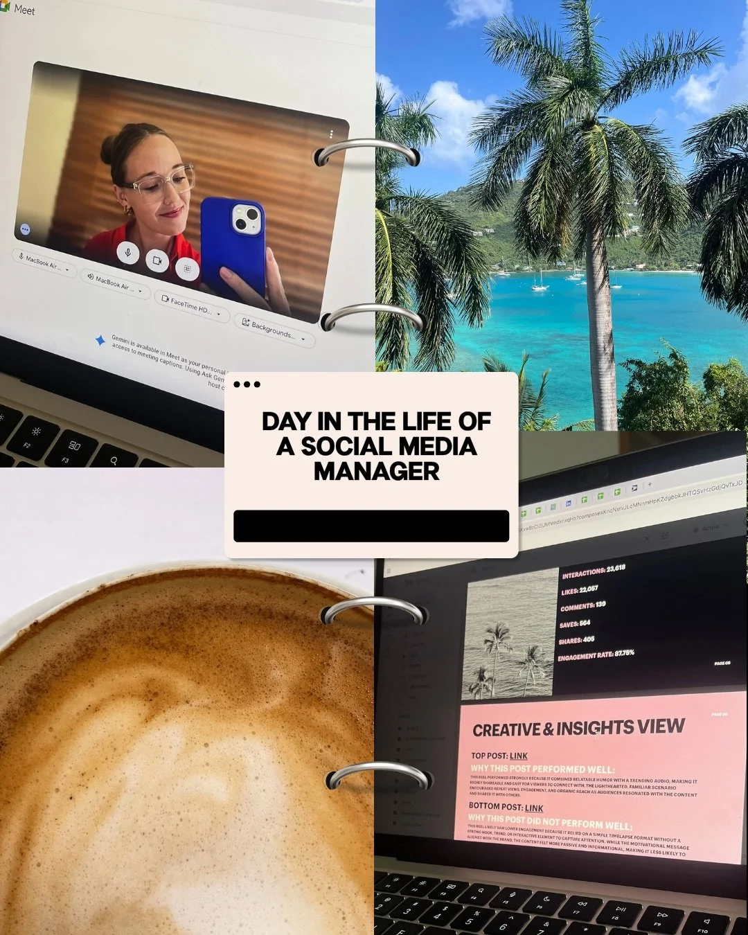 DITL of a social media manager.👩&zwj;💻

Every day is different, and somehow there&rsquo;s still always a caption due.

#dayinthelife #pov #socialmedia #marketing