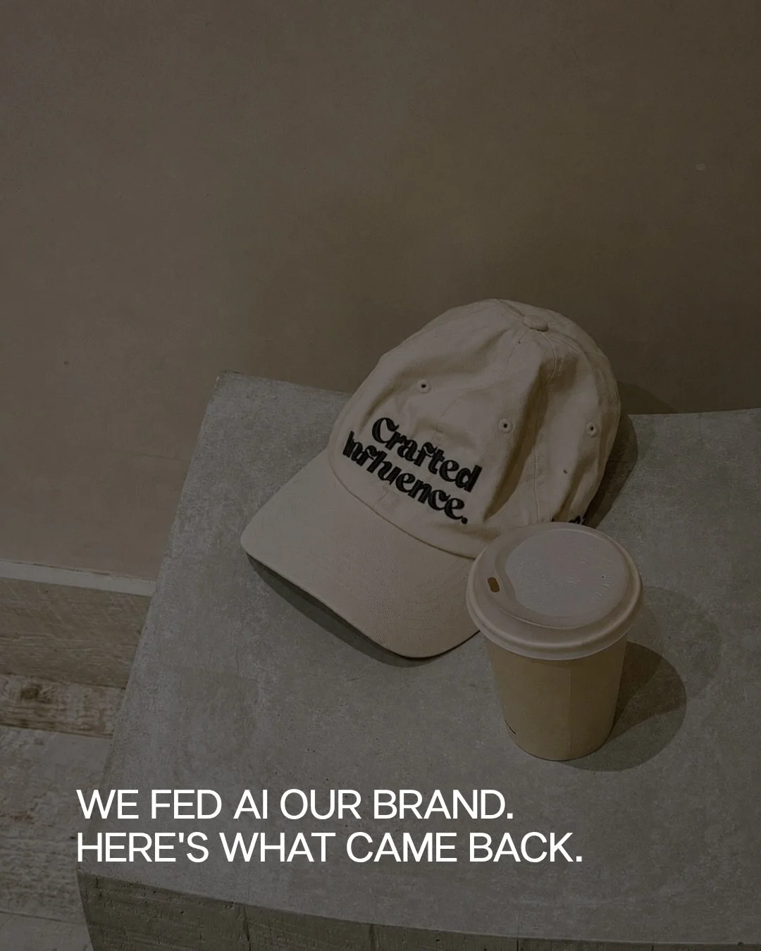 We&rsquo;re a creative agency. Of course we were going to try AI!

Crafted Influence approved,but let&rsquo;s be clear, it will never replace us.💋