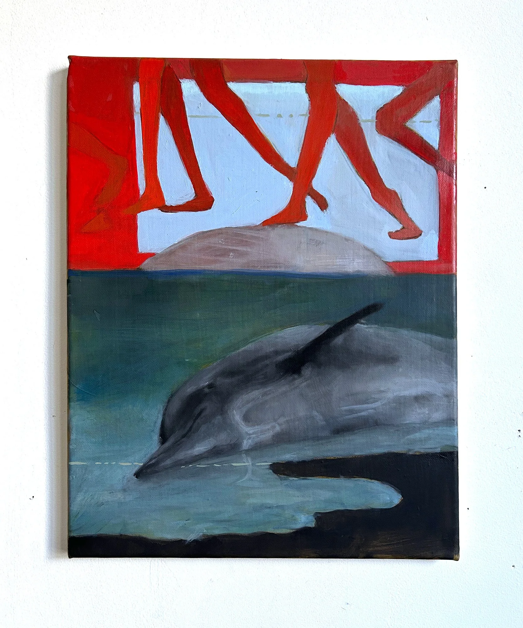 Oil on canvas, 14" x 11", 2026