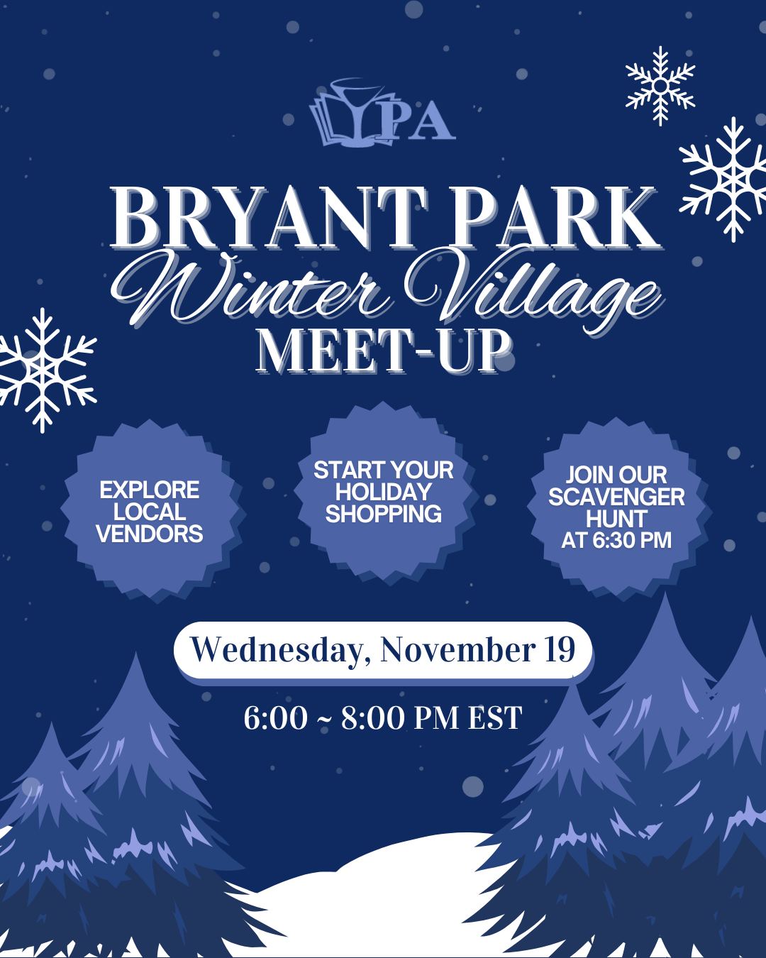 Bryant Park Winter Village Meet Up &amp; Scavenger Hunt