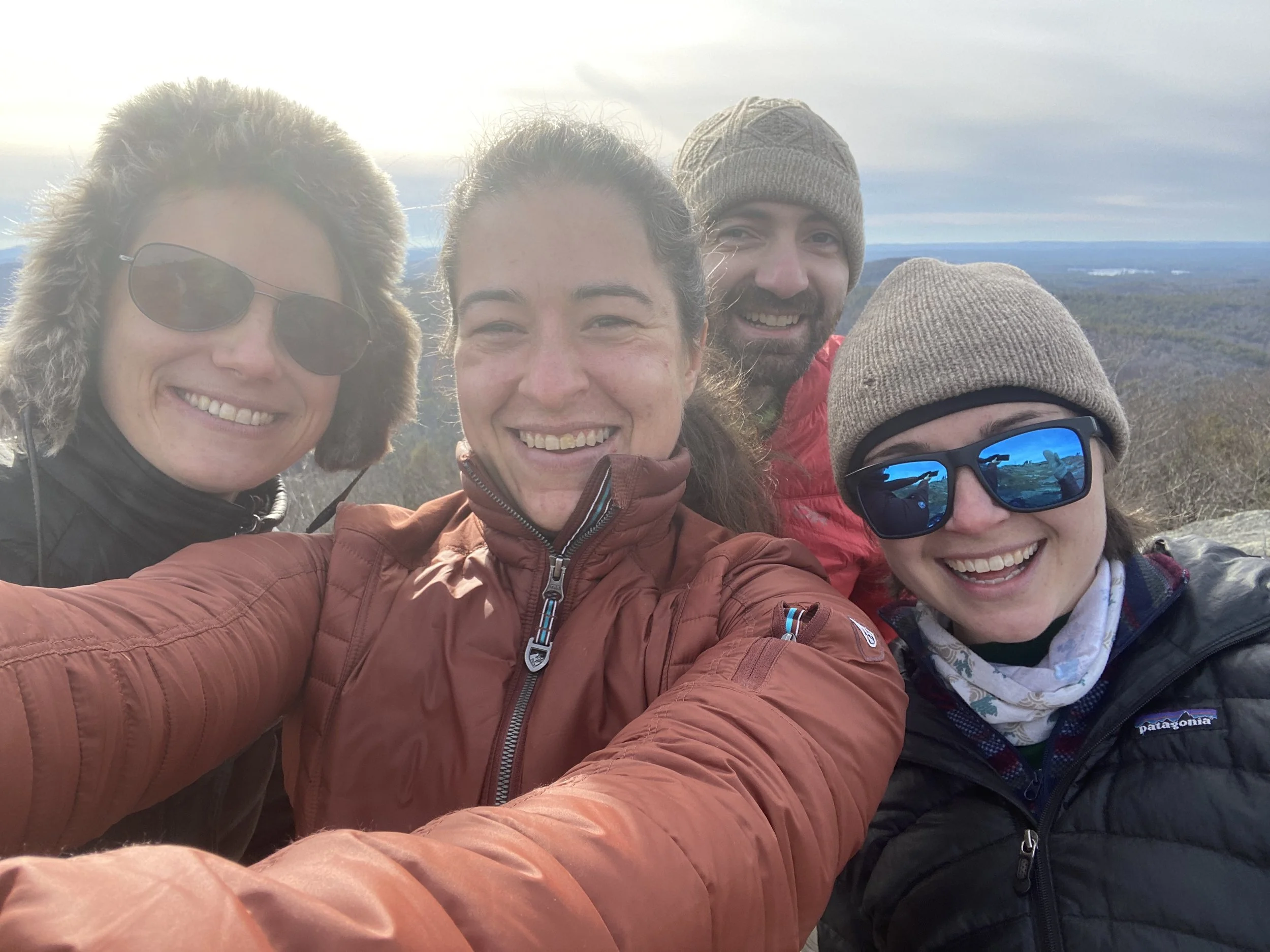 Anna Jaffe (Anna Sylvan-Jaffe Waldman-Brown) with friends
