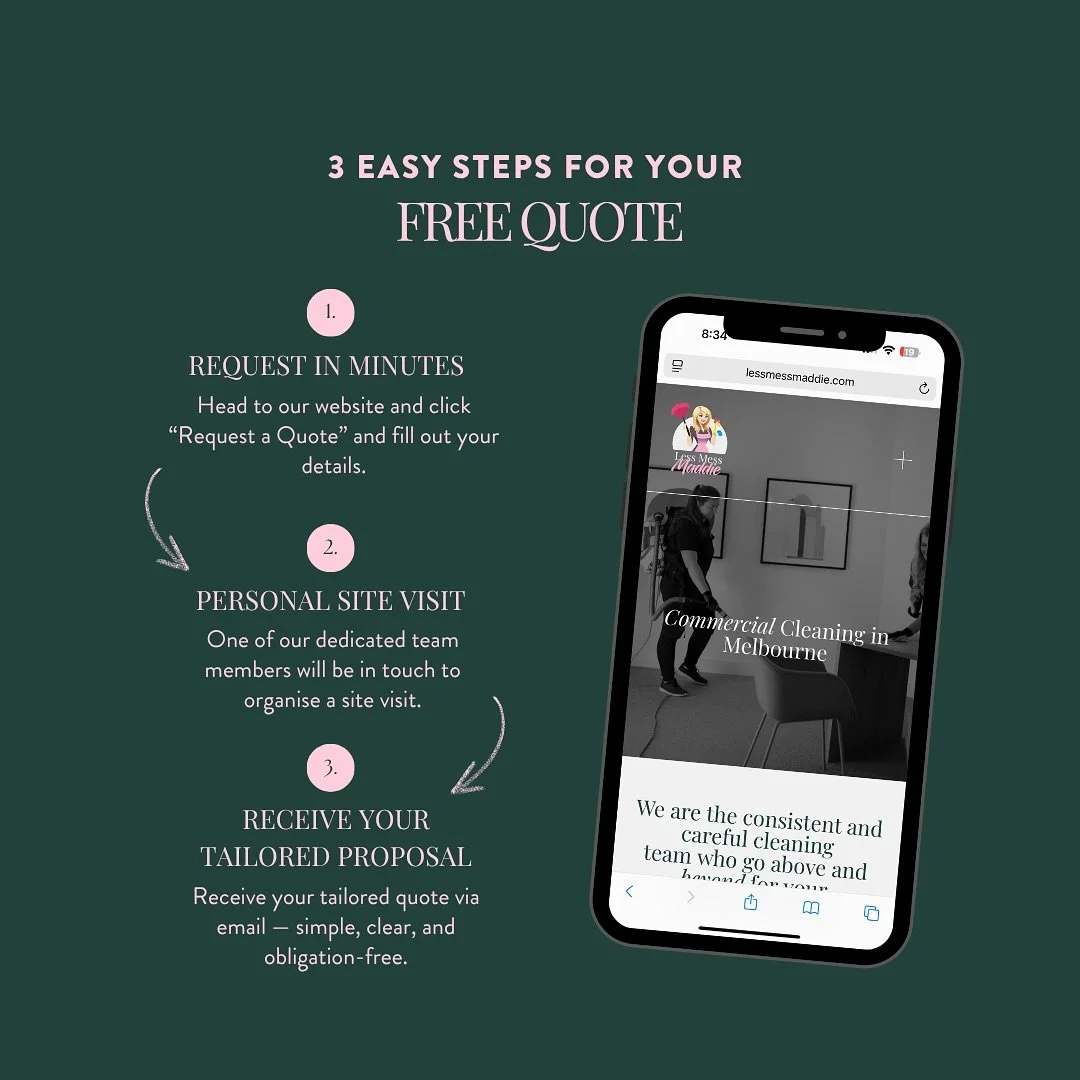 ✨Commercial Cleaning✨

It&rsquo;s amazing what a difference a clean, well-cared-for space can make &mdash; for your team, your clients, and your day-to-day. 

If your workplace is ready for a refresh, getting started with us couldn&rsquo;t be simpler