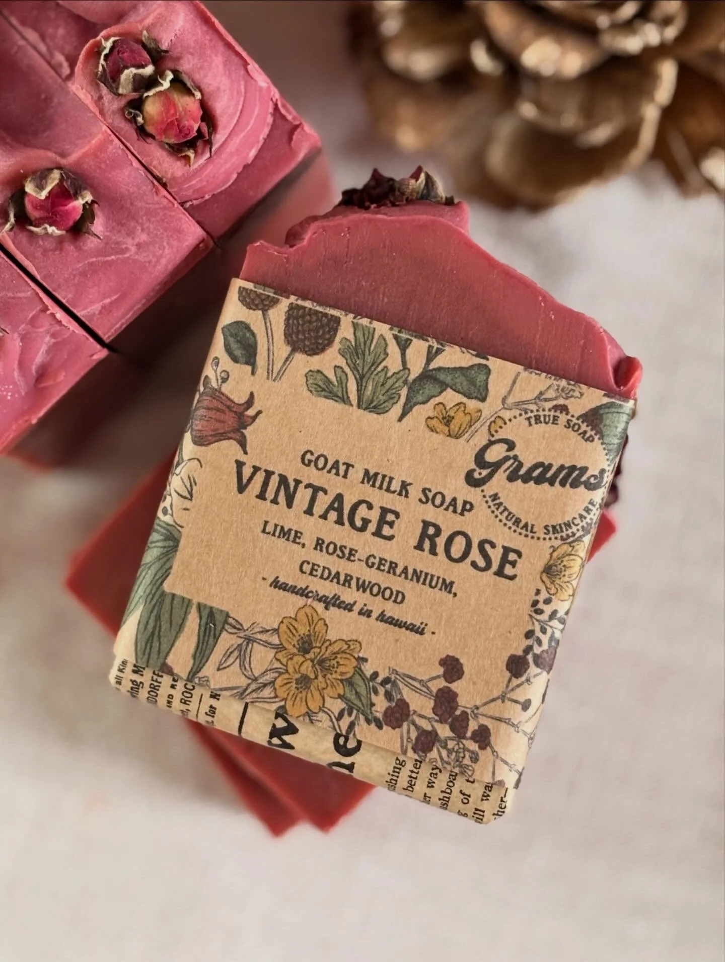 Vintage Rose Goat Milk Soap