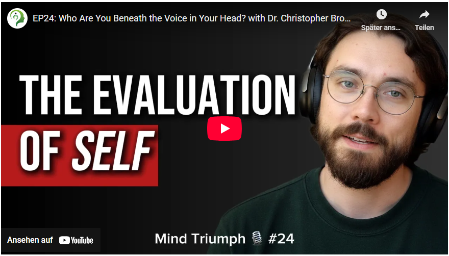 The evaluation of self: Dr. Christopher Brown as a guest on the Mind Triumph podcast