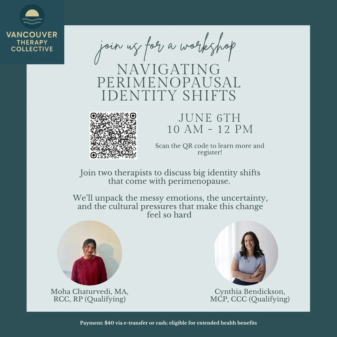 Upcoming workshop: navigating perimenopausal identity shifts 
