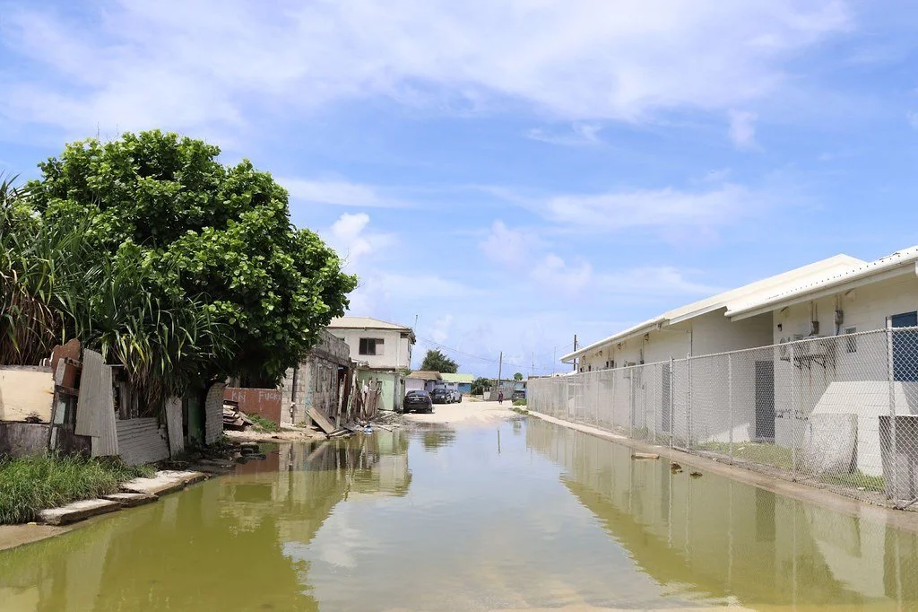Flooded Street in Ebeye