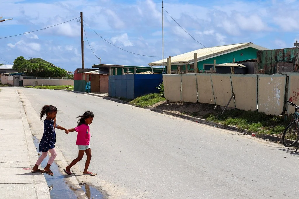 Kids crossing the street