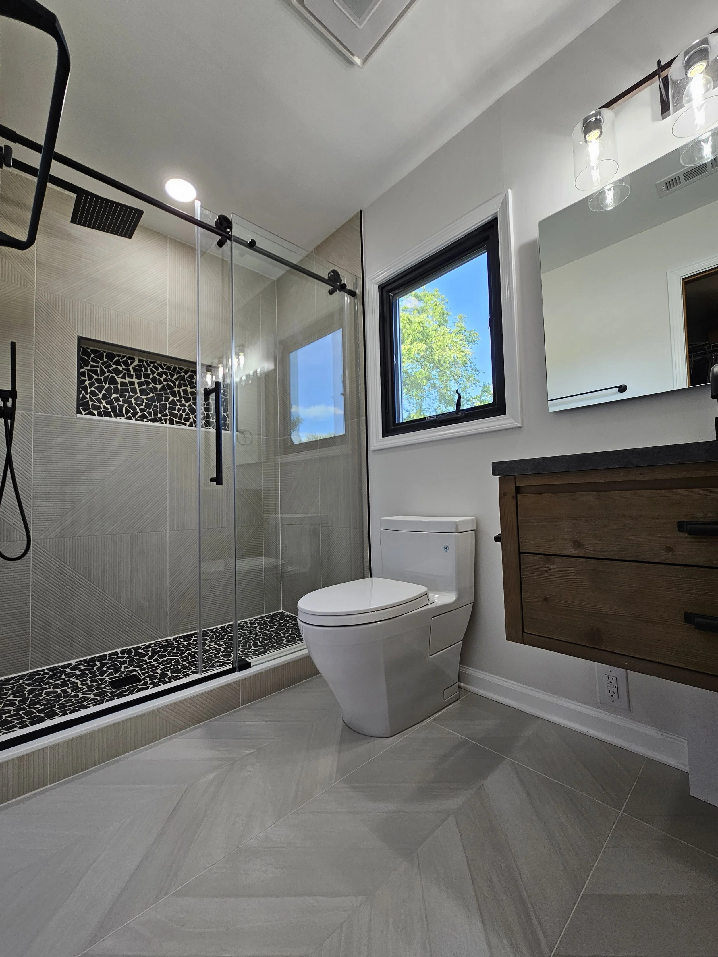 Eleven's Master Bath Floor