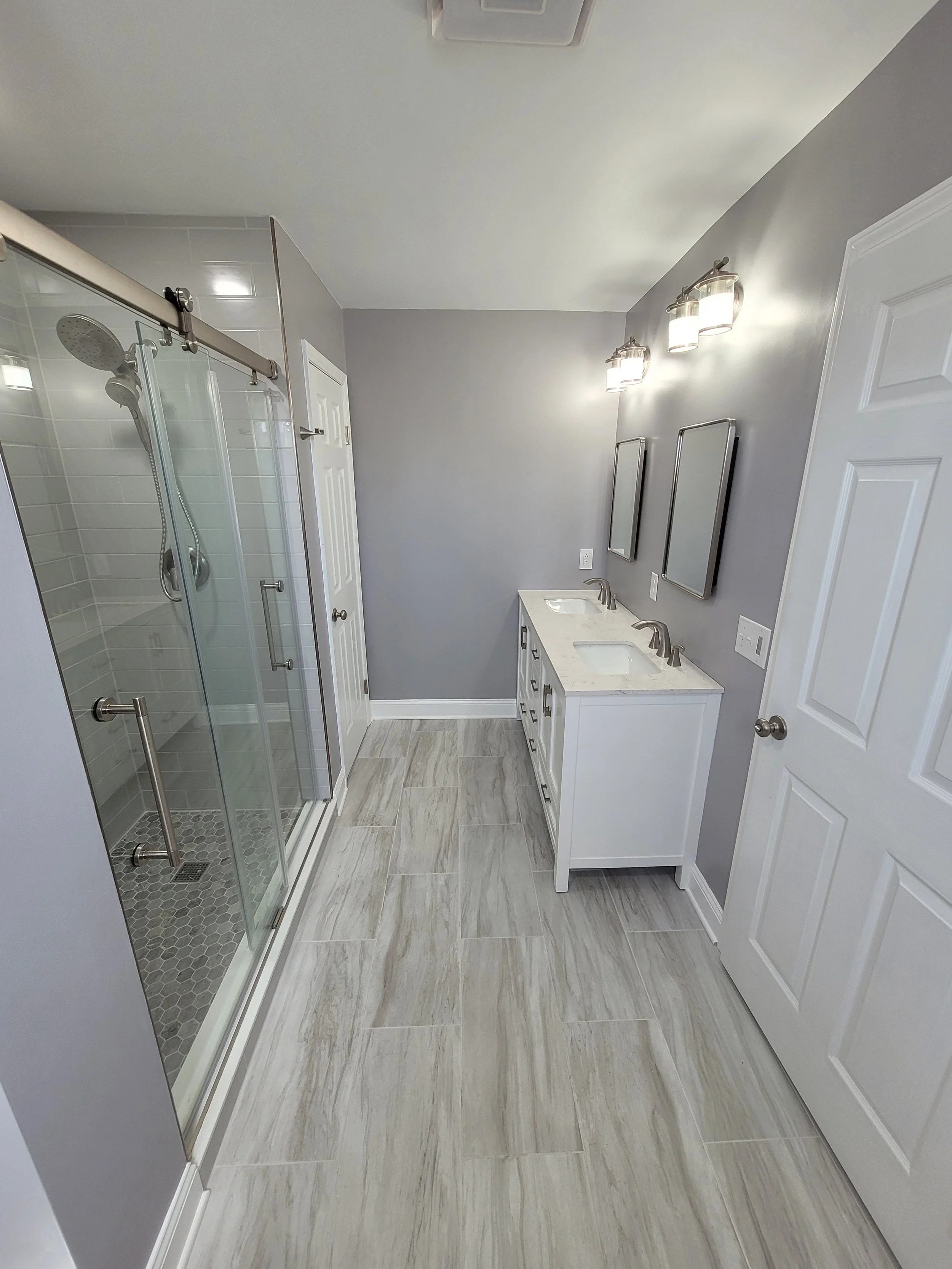 Eric & Amy's Master Bath Floor