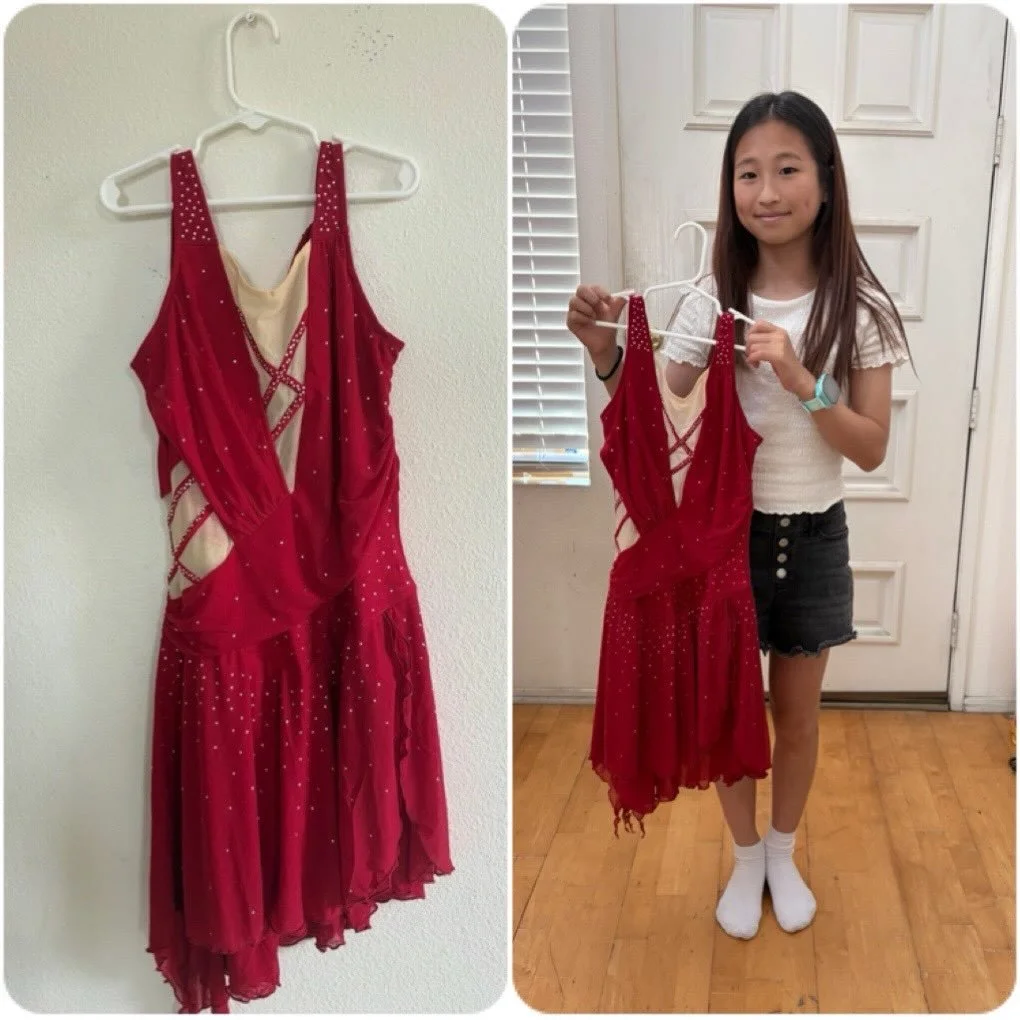 Proud to support Chelsea Lee&rsquo;s Pre-Juvenile season with this gifted dress.

Wishing you a beautiful season, skate with confidence, joy, and your own sparkle. ✨⛸️