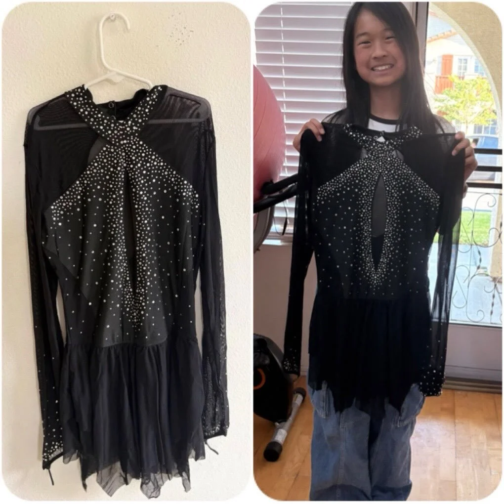 Celebrating Sophia Shin&rsquo;s @jaeheeshin Pre-Preliminary season in a dress gifted with love. ✨

Your donations and free giving are creating something bigger🫶🏻🫶🏻supporting young skaters, one dress, one dream at a time.

Join the kindness. Join 