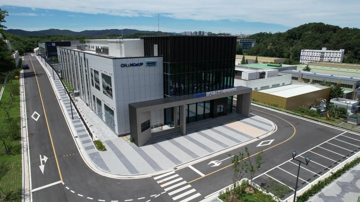 POSCO Group's advanced manufacturing incubating center in Pohang, North Gyeongsang Province, South Korea
