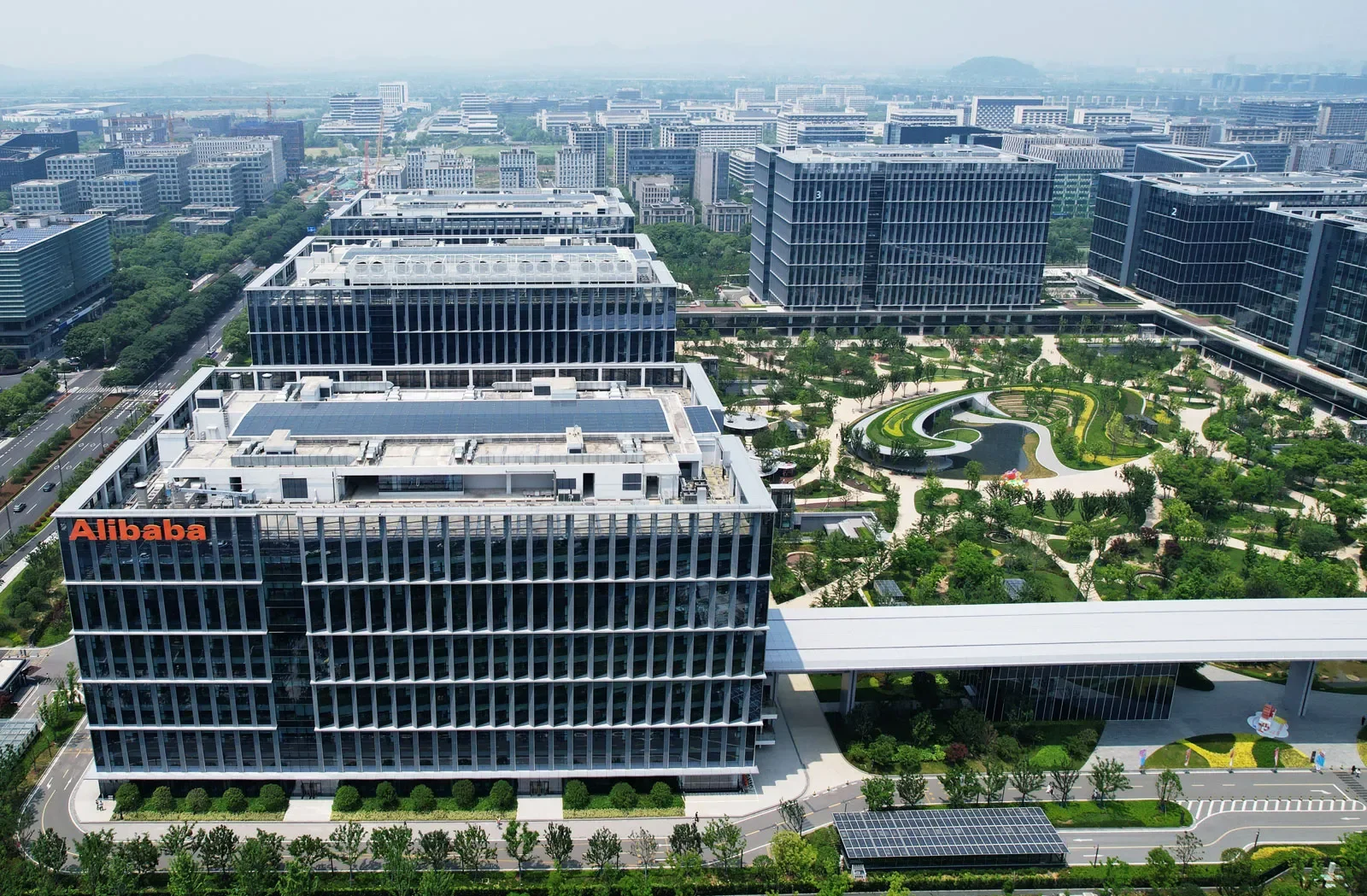 Alibaba's headquarters campus in Hangzhou, China