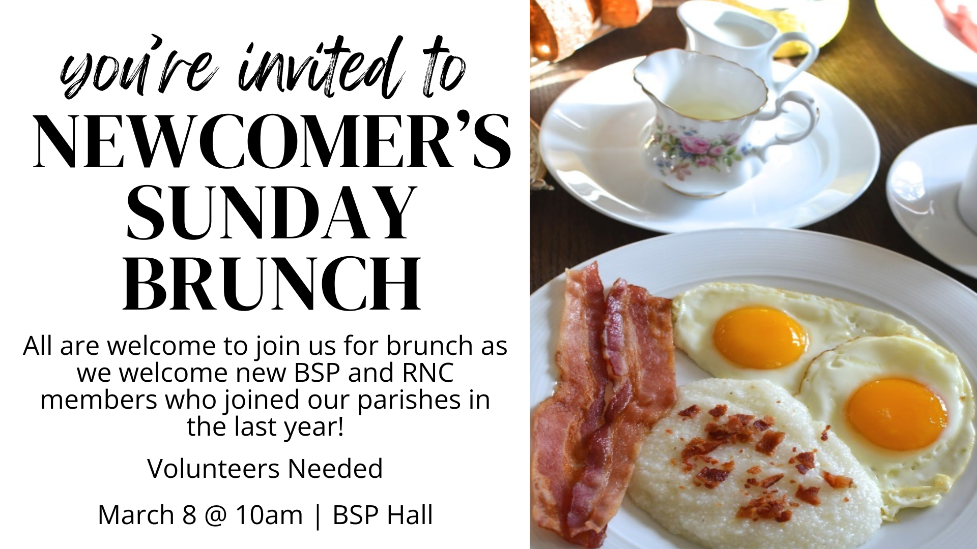 Newcomer's Sunday Brunch