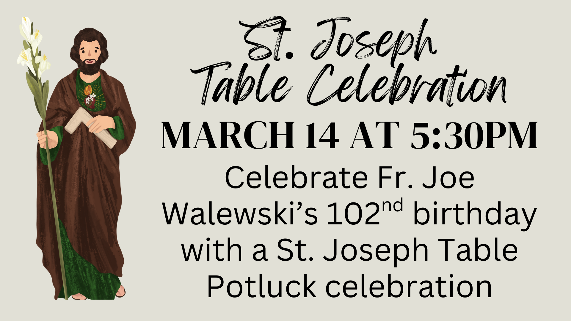 St. Joseph Table