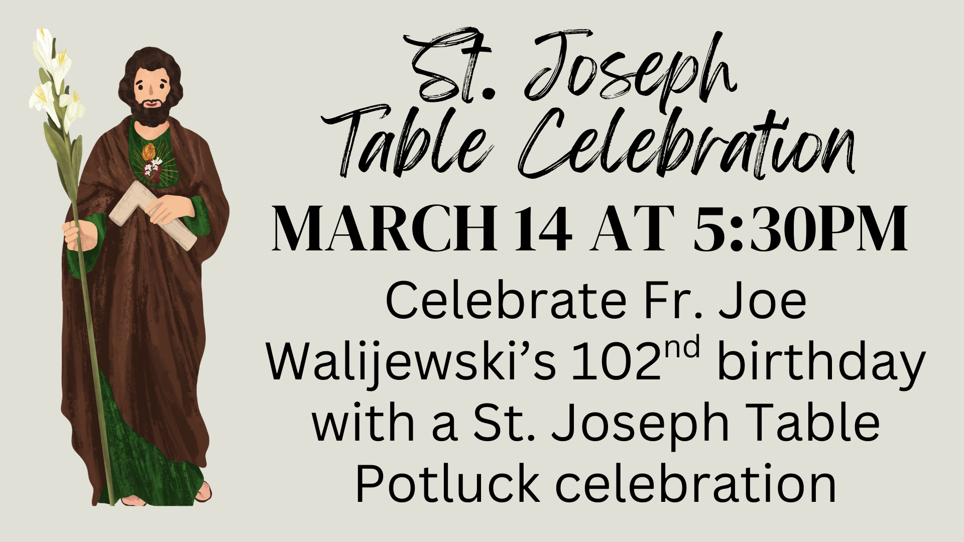 St. Joseph Table