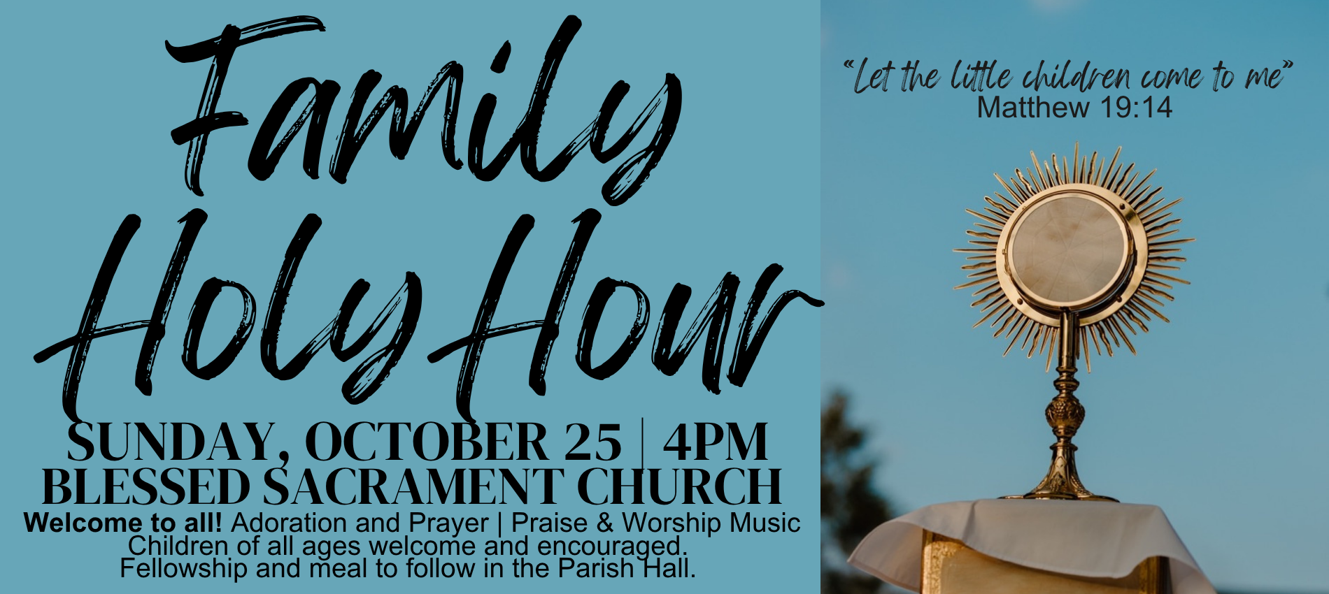 October Family Holy Hour 