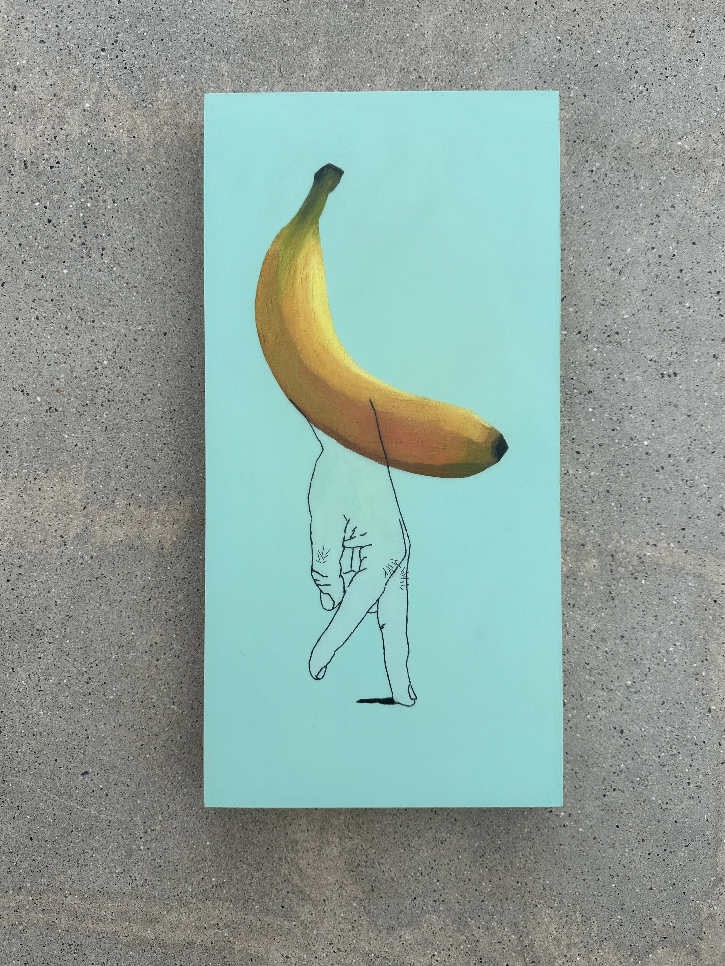 BANANA FINGERS
Decoupage print panel
10x20 - $250