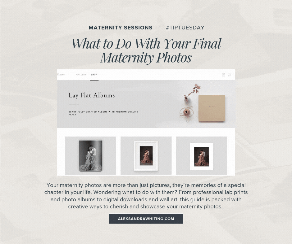 What to Do With Your Final Maternity Photos