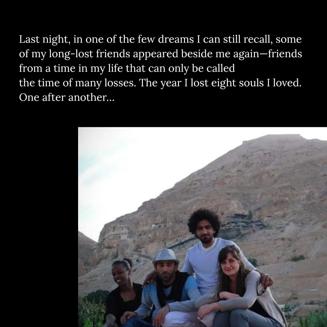 In my 20s and 30s, I lived and worked in Palestine as a human rights defender.
It was a time of deep commitment, heartbreak, and belonging.

Many times I was praised for my courage&mdash;other times exoticized, romanticized, or misunderstood.
People 