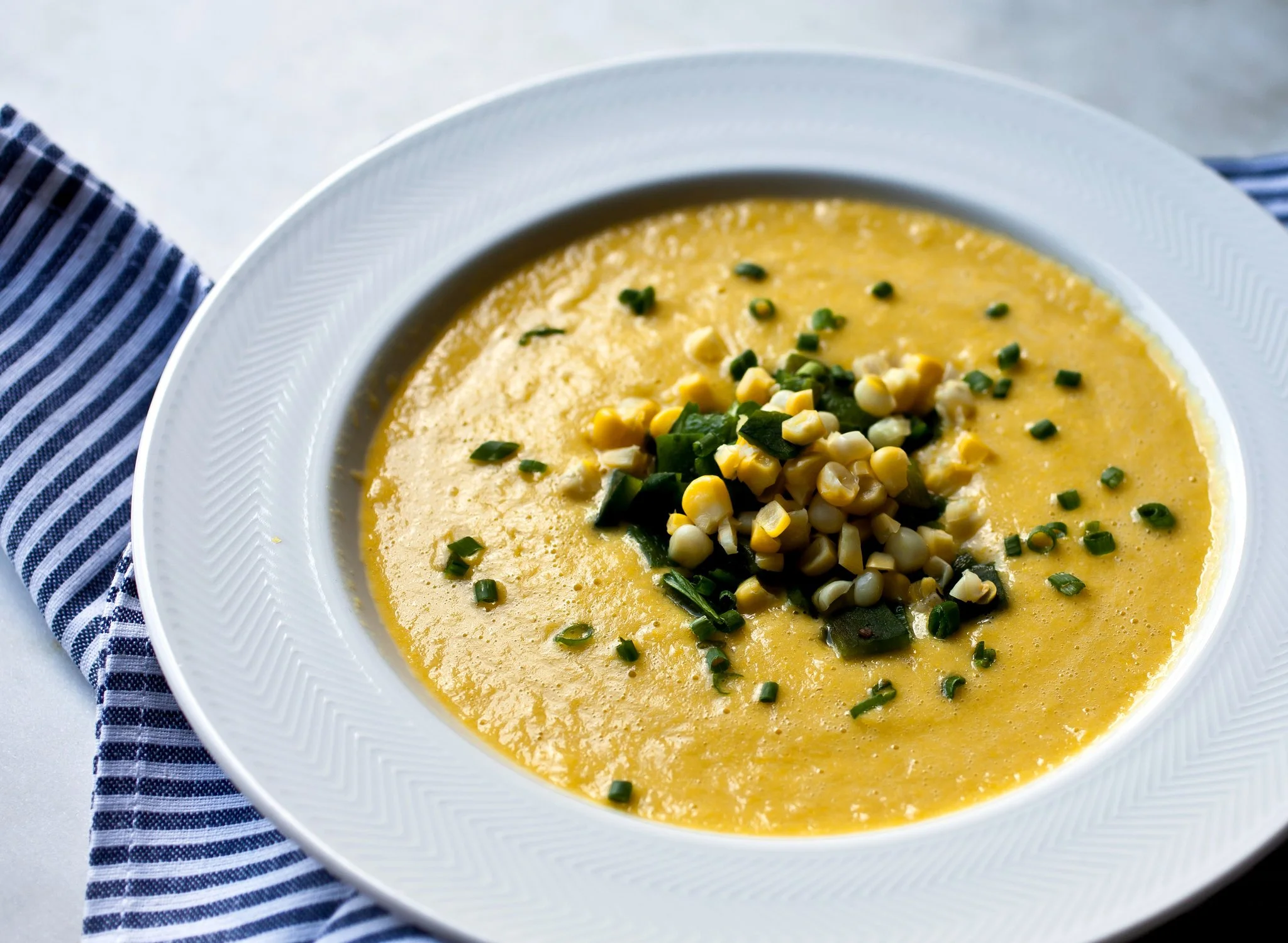 Poblano Corn Soup (DF/V)