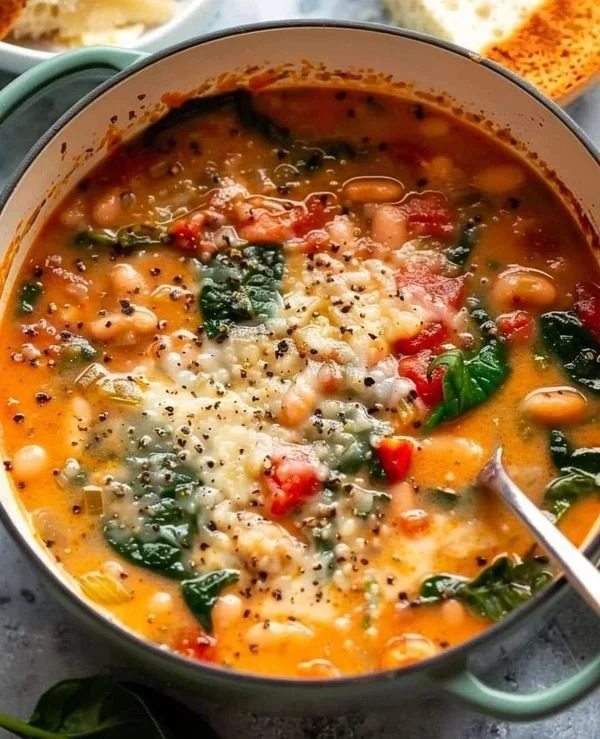 Tuscan White Bean Soup (GF)