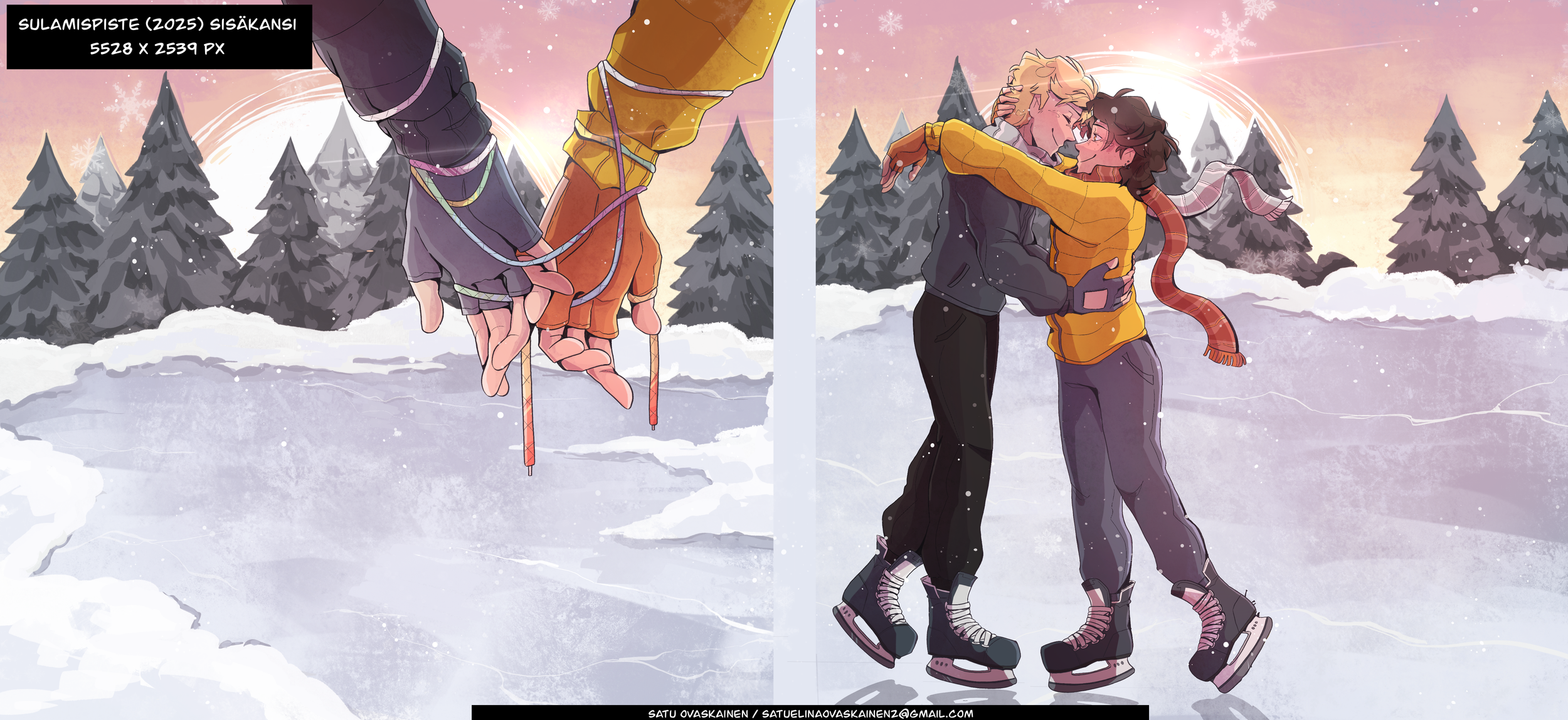 Sulamispiste (2025) sisäkannet