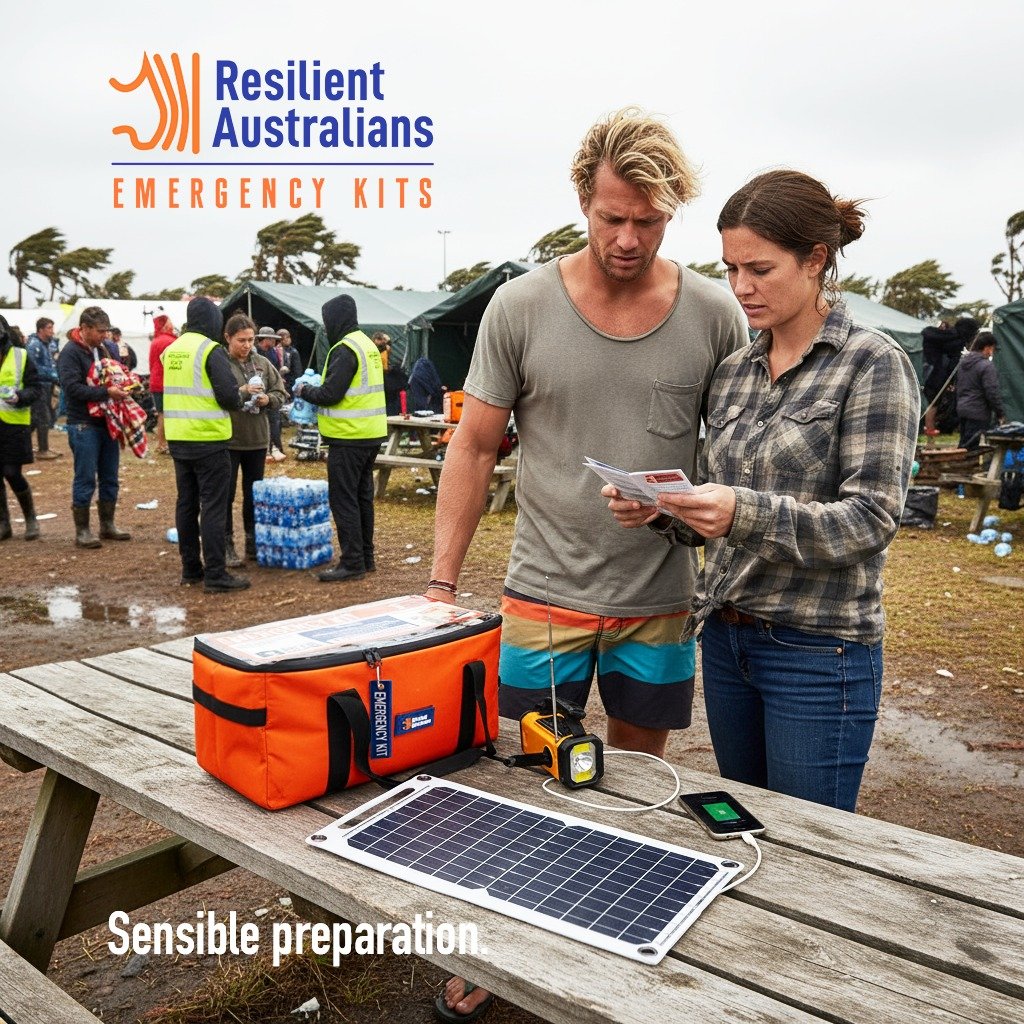 A bit of wet weather is a great reminder to check you're prepared for the coming cyclone season. Some sensible preparation now can make those difficult days a lot easier! Resilient Australians make a range of Emergency Kits just for Australian homes.