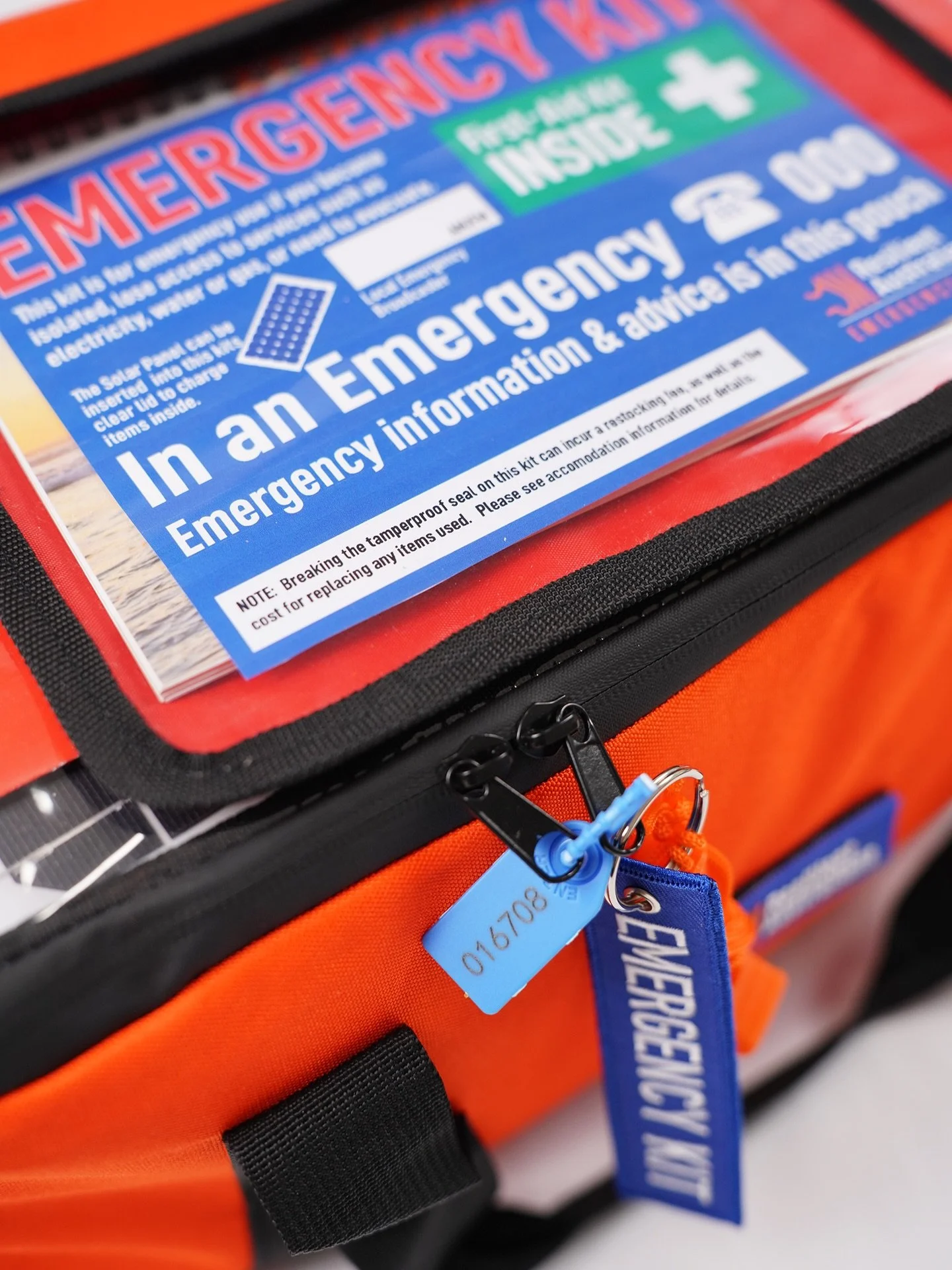 Our new Short-Stay/Shared Accommodation Emergency Kit is launching soon! 

Do you have a short-stay property such as an Airbnb?  This new kit stores the emergency manual and other information in a top pocket, seperate from the kit contents.  Your gue