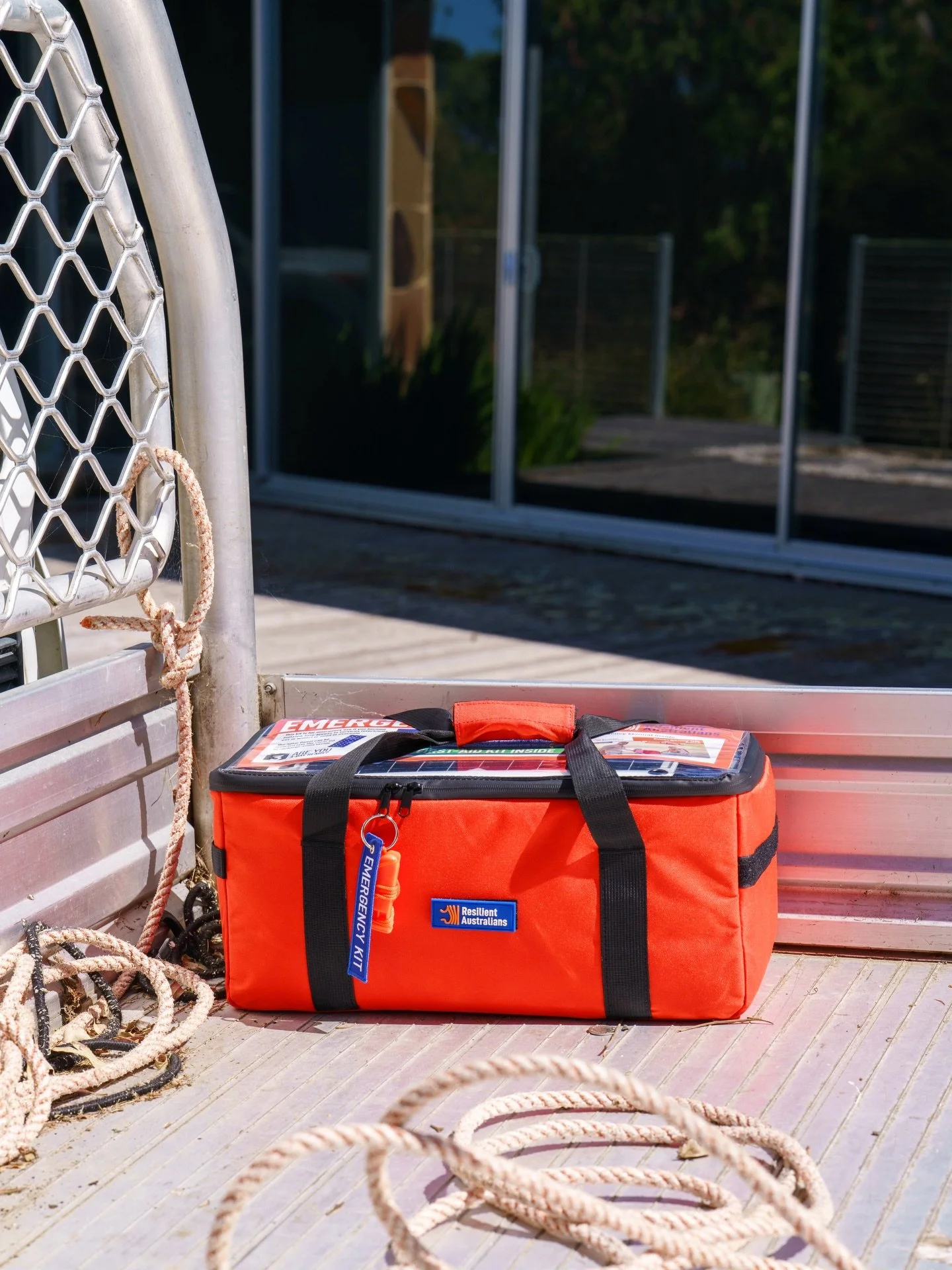 What would you take if you had to leave today for a community refuge? 

An Emergency Kit can support your household if you have to evacuate in a hurry. 

With items such as:
- a power bank and solar charger to stay connected
- a rechargeable radio an
