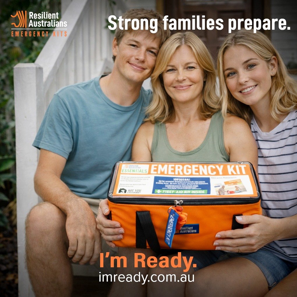 Make sure you have the confidence that comes with knowing your family is prepared. 
Storms, bushfires, floods or even prolonged power outages - every Aussie family should have an emergency kit suited to their situation.
Resilient Australians make a r