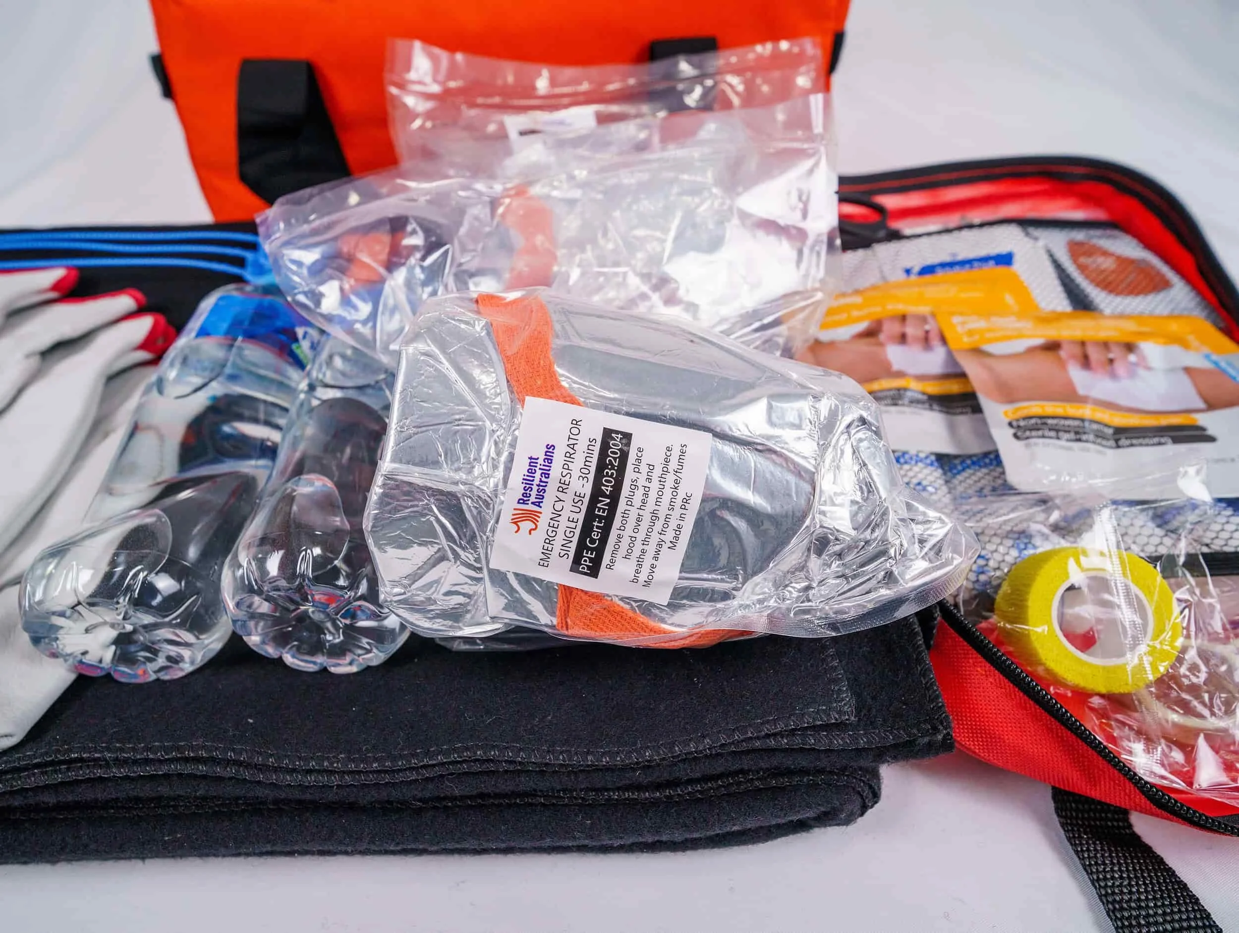 Bushfire Escape Kit Contents