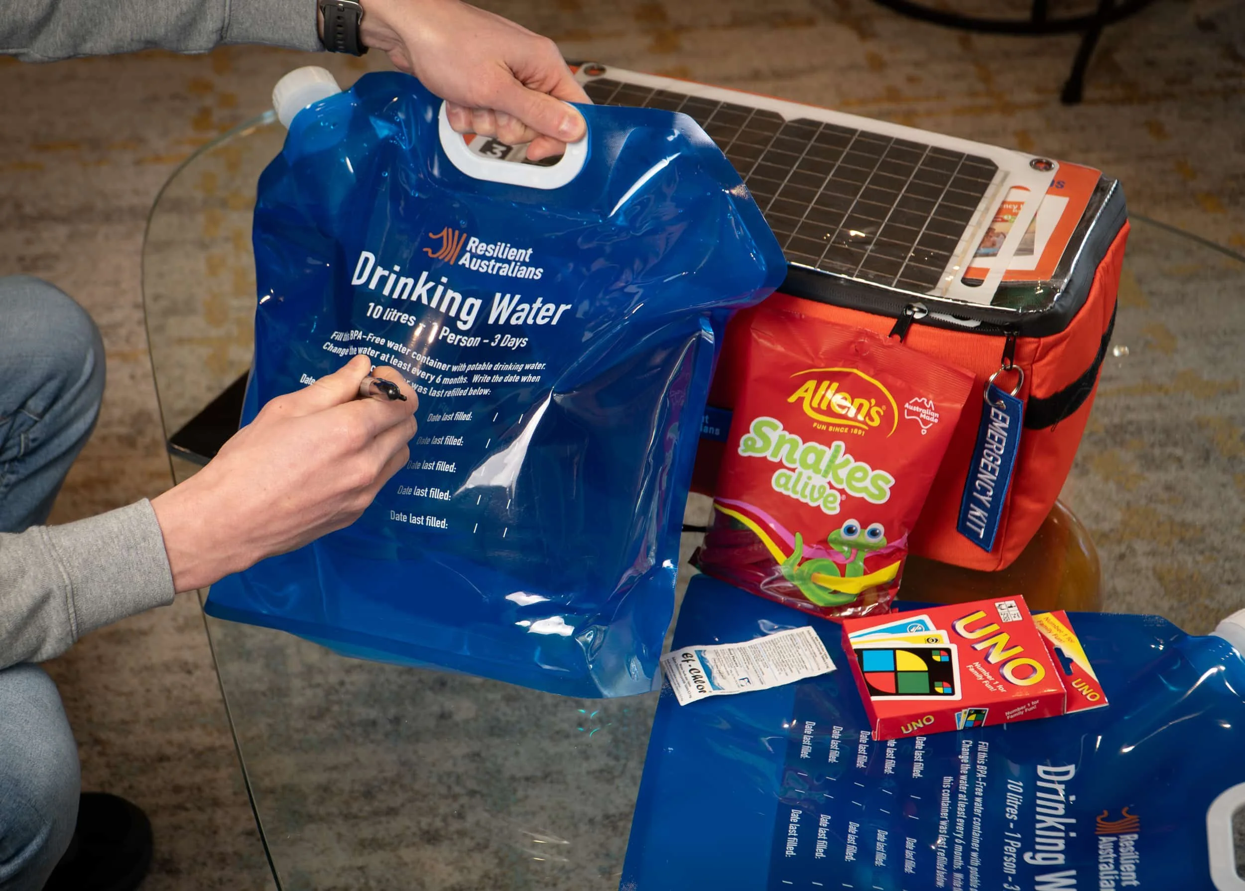 Emergency Kit Water Containers