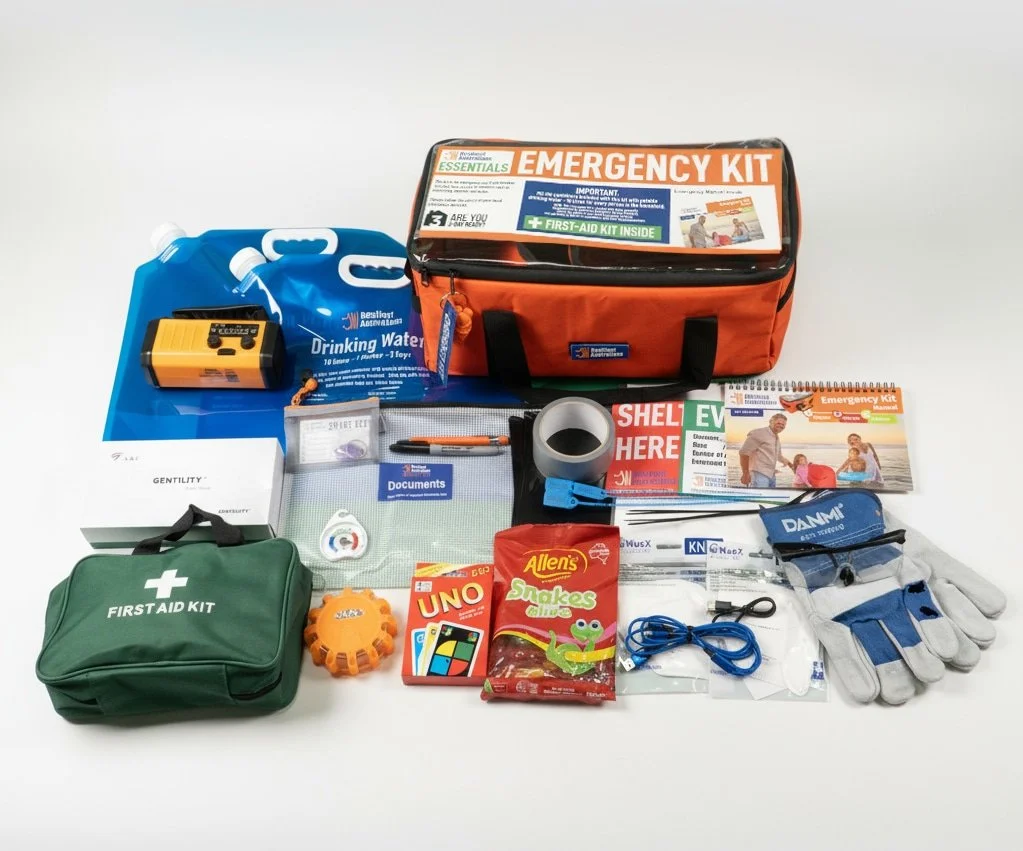 Essentials Emergency Kit Layout