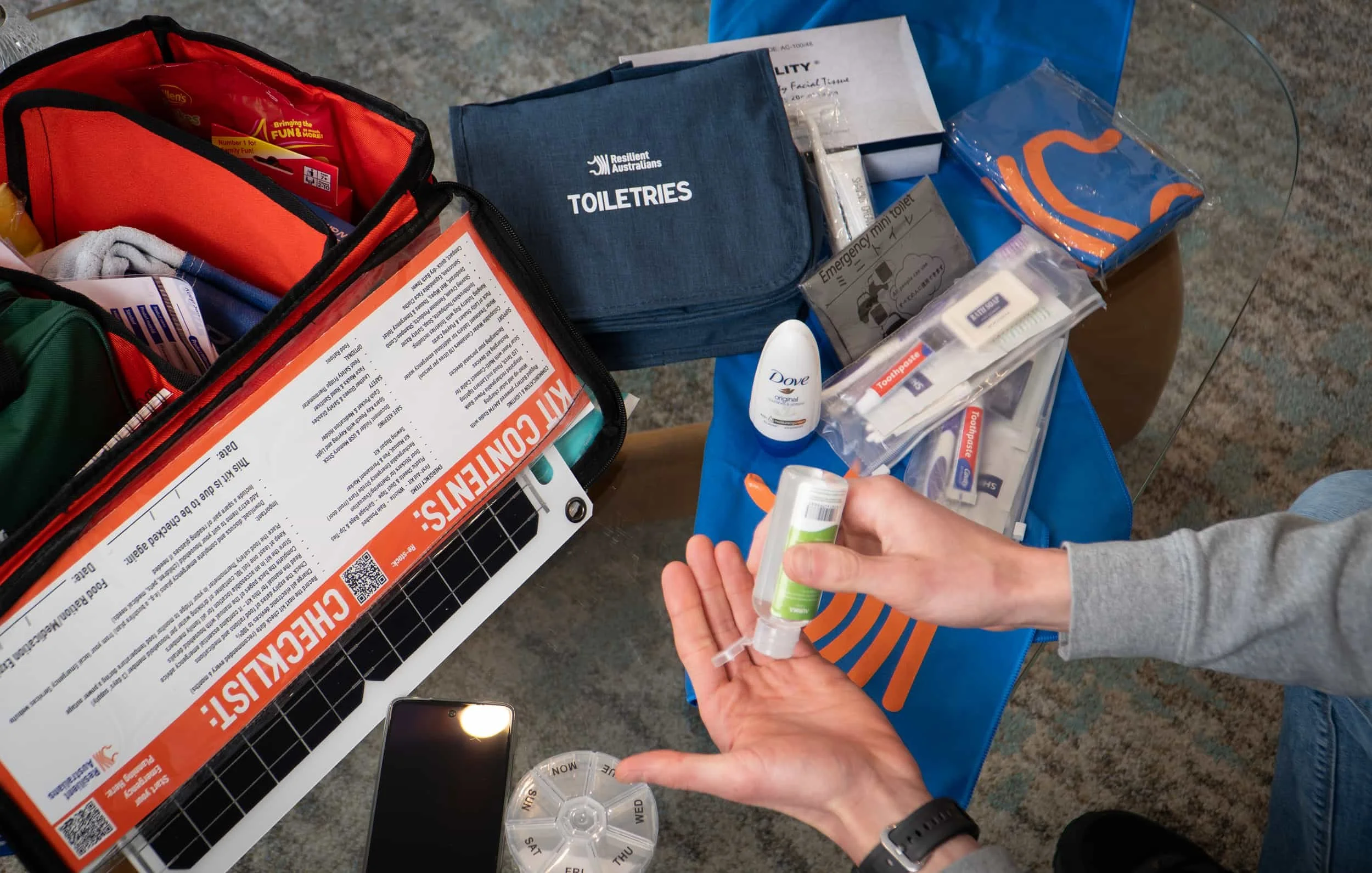 Emergency Kit Toiletries