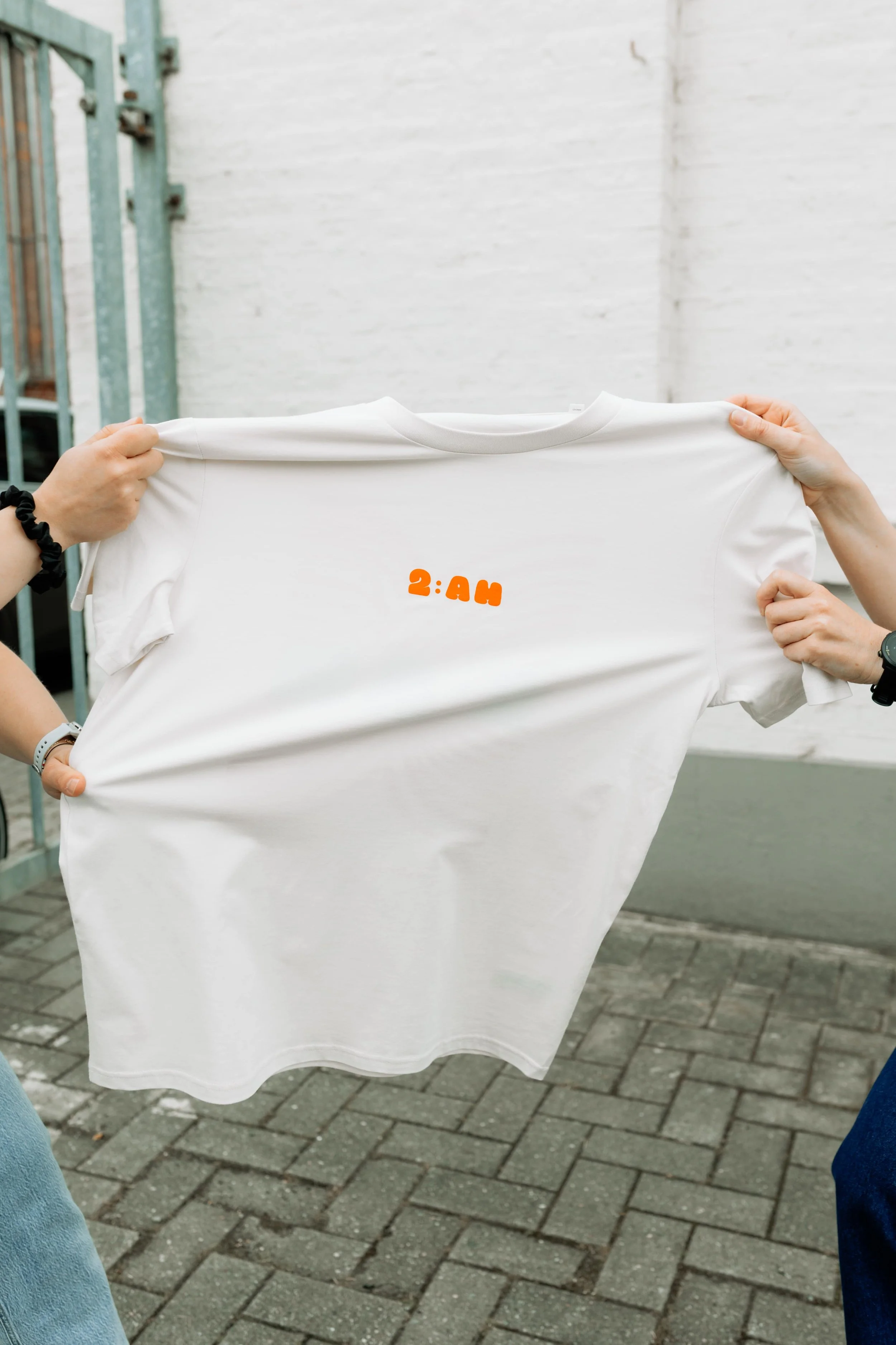 T-shirt avec le logo du micro torréfacteur namurois 2AM.