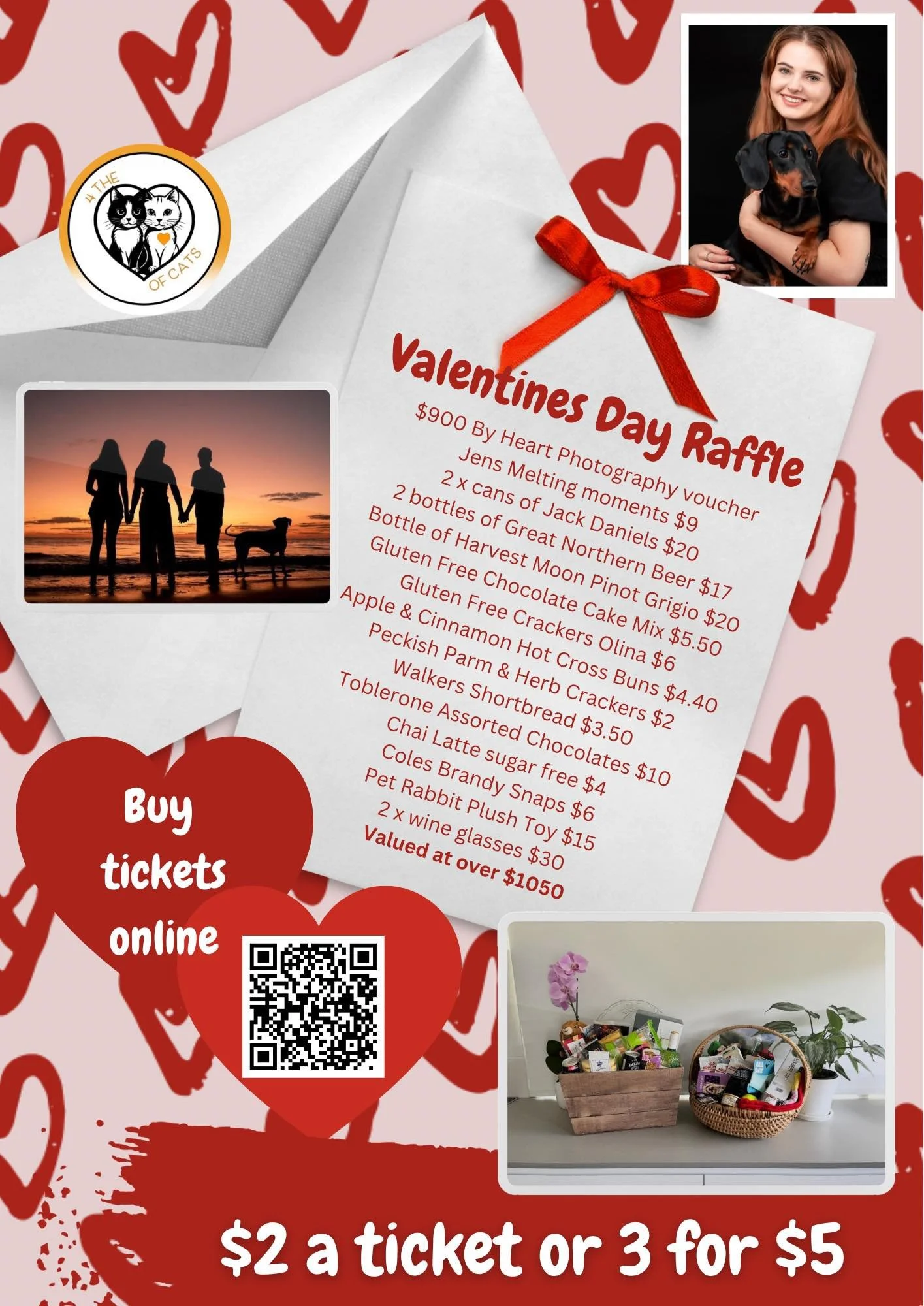 Valentines Raffle, Cat raffle, Cairns rescue cat raffle