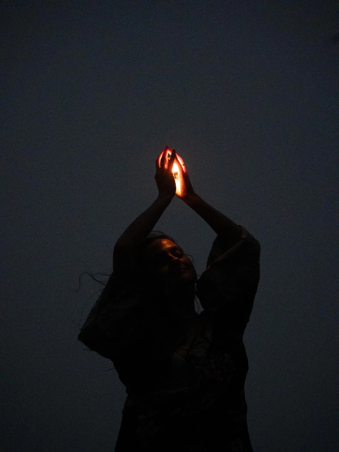 Happy Winter Solstice family 🖤 

It&rsquo;s the darkest, longest night&hellip; also when the light is reborn&hellip; slowly, gently returning from the deep fertile void. 

We are at the bottom of the year&rsquo;s exhale. 

Pause, empty, exhale a lit